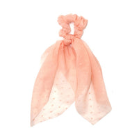 Scrunchie Women Ribbon Elastic Hair Scarf