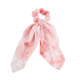 Scrunchie Women Ribbon Elastic Hair Scarf