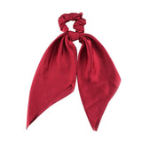 Scrunchie Women Ribbon Elastic Hair Scarf