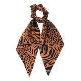 Scrunchie Women Ribbon Elastic Hair Scarf