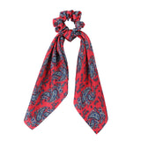 Scrunchie Women Ribbon Elastic Hair Scarf