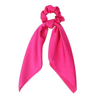 Scrunchie Women Ribbon Elastic Hair Scarf