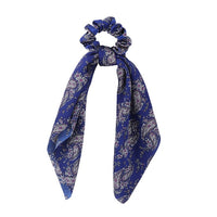 Scrunchie Women Ribbon Elastic Hair Scarf