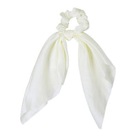 Scrunchie Women Ribbon Elastic Hair Scarf