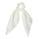 Scrunchie Women Ribbon Elastic Hair Scarf